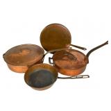 4 Copper Pan Lot