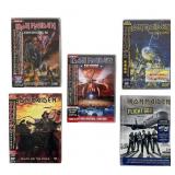 5 Iron Maiden DVDs