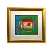 Signed Peter Max Mixed Medium