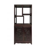 Small Asian Style Wooden Shelf