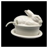 California Pottery Rabbit Soup Tureen