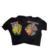 2 Iron Maiden Brazil Tour Shirts