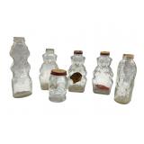 6 Figural Glass Banks