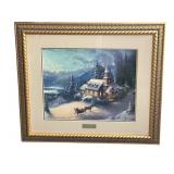 Thomas Kinkade ï¿½Sunday Evening Sleigh Rideï¿½ Print