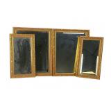 Set of Four Giltwood Framed Mirrors