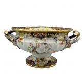 Real Ironstone Floral Bowl