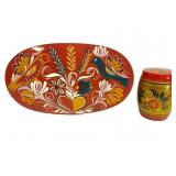 Hand-Painted Brideï¿½s Box & USSR Decorative Lidded