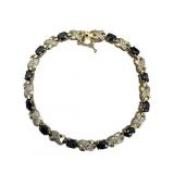 Vermeil Sapphire Tennis Bracelet