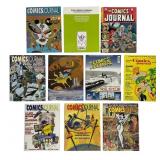 10 Issues of The Comics Journal, Various Dates