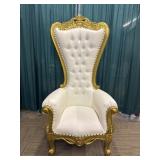 Ornate throne chair