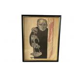 Leonard Baskin Lithograph "The Anatomist"