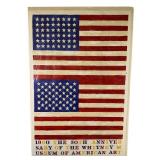 Jasper Johns Two Flags Whitney 50th Anniversary