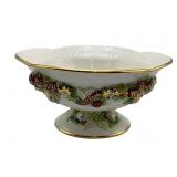 Waterford Holiday Heirlooms Garland Footed Bowl