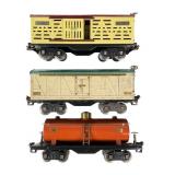 Prewar Lionel Standard Gauge Cattle & Refrig. Cars