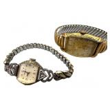 Benrus Diamond Accented & Bulova 1940s Watches