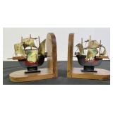 Nina & Pinta Columbus Ships Bookends