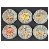 Pin-Up Girls Coasters (6)