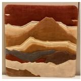 Padded Desert Scape Textile Art