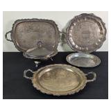 Oneida Silver Plated Chafing Dish & Trays