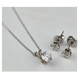 Sterling Necklace & Earring Set