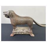 LA Althoff LaPorte, IN Cast Dog Nut Cracker