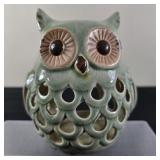 Ceramic Owl Tealight Holder