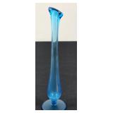 MCM L.E. Smith Tall Handblown Bud Vase