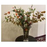 Faux Fall Floral Fruit Arrangement