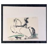 ï¿½Lady on Horseï¿½ Litho Print By P. Picasso