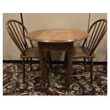 Primitive Dining Table & Chairs (3)