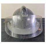 Vintage Firemenï¿½s Helmet w/ Plectron Shield