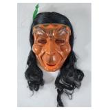 Vintage Halloween Native Face Mask