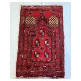 Red Wool Oriental Rug