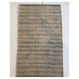 Pale Green Hand Woven Flat Weave Rag Rug