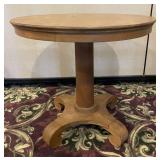 Blond Veneer Accent Table