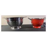 Stainless Steel Colanders (2)