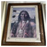 Native American Framed Print