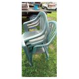 4 outdoor garden chairs
