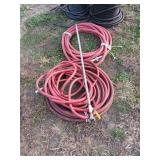 3 ROLLS AIR HOSE AND  BLOWER