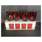 Shannon Dublin Red Old Fashion Tumblers