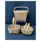 Longaberger Baskets with Liners