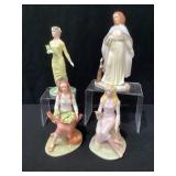 Laszlo Ispanky Four Seasons LE Porcelain Figurines