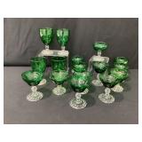 Forest Green Burple Glassware