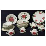 Blue Ridge Southern Potteries Apple Trio Dishes