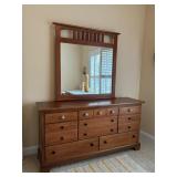 Vintage Vaughn Bassett Dresser with Mirror