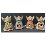 Ceramic Lighted Angels