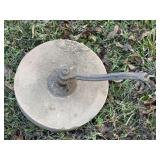 Antique Grinding Stone Wheel