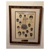 1956 Louisville Slugger Advertising Poster, Mantle