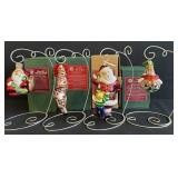 Slavic Treasures Santa Claus, Reindeer Ornaments