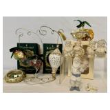 Waterford, Lladro and Lenox Christmas Ornaments